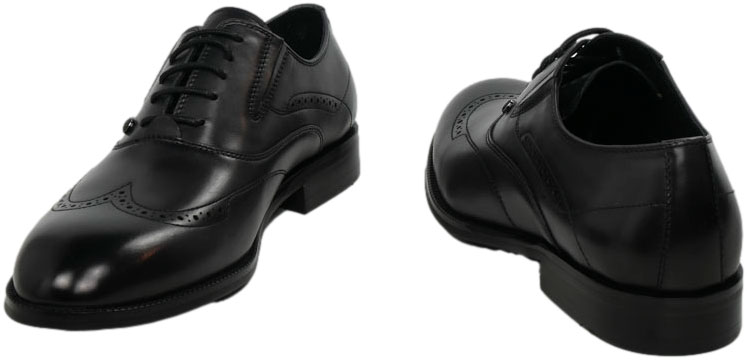 Półbuty Eleganckie John Doubare QA378-G6-C273 Grey Skóra Naturalna