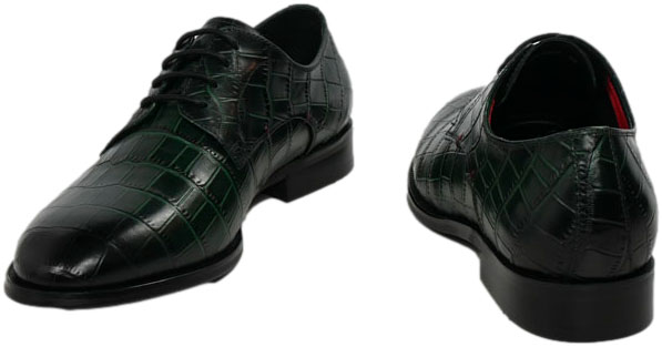 Półbuty Eleganckie John Doubare QA518-C9-E959 Black SH Gren Skóra Naturalna