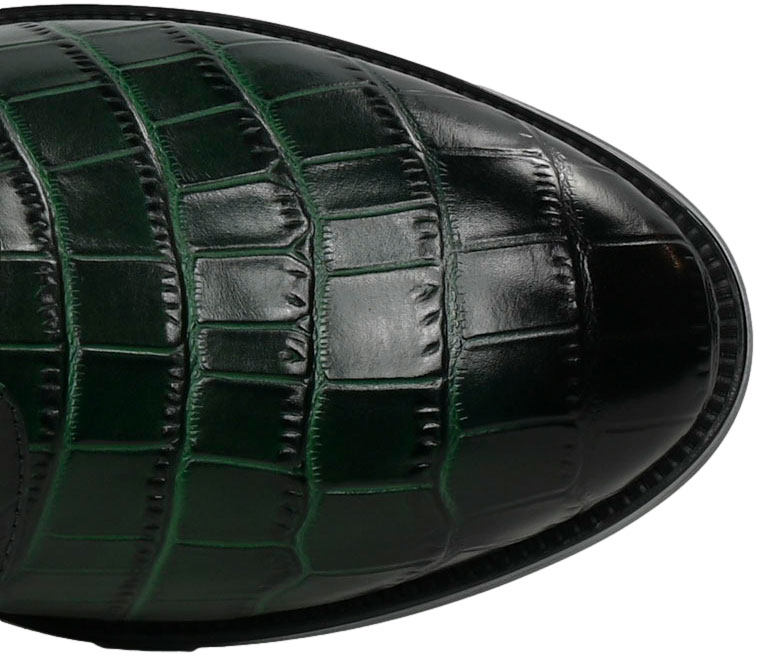 Półbuty Eleganckie John Doubare QA518-C9-E959 Black SH Gren Skóra Naturalna