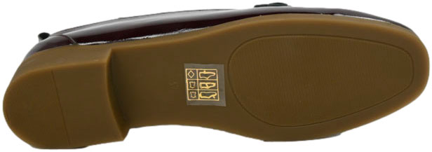 Mokasyny Stylowe Venezia V467-01627-04B Bordo Skóra Naturalna