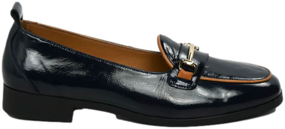 Mokasyny Stylowe Venezia V467-01627-04N Granat Skóra Naturalna