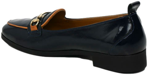 Mokasyny Stylowe Venezia V467-01627-04N Granat Skóra Naturalna