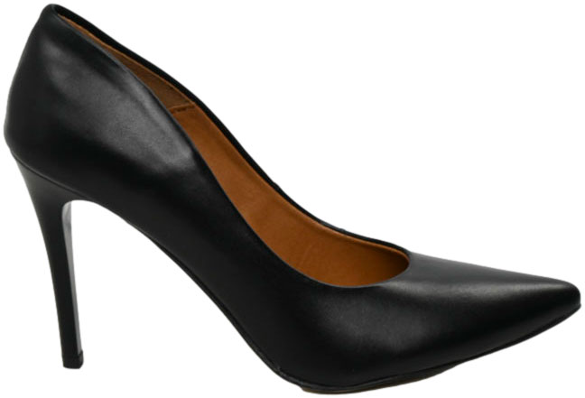 Szpilki Stylowe  Prestige 2112/SZP K-Lico Czarny Skóra Naturalna