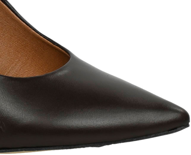 Szpilki Stylowe  Prestige 2112/SZP Brąz Lico Skóra Naturalna
