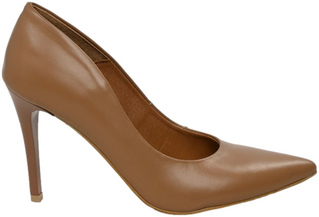 Szpilki Stylowe  Prestige 2112/SZP Tofi Lico Skóra Naturalna