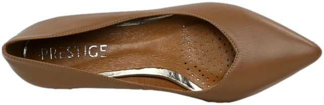 Czółenka Modne Prestige 2230/OBL Tofi Lico Skóra Naturalna