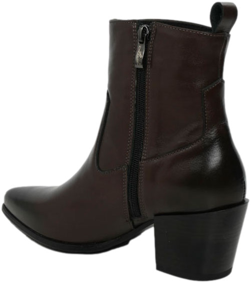 Kowbojki Stylowe Lemar 60565 S.Czekolada Skóra Naturalna