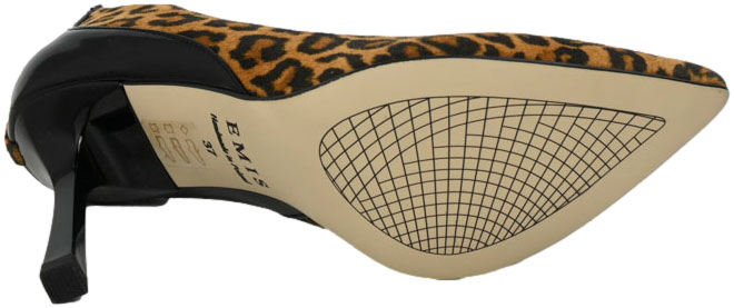 Szpilki Eleganckie Emis ZL8473/109 762Czarny Skóra Naturalna