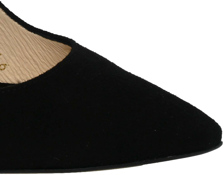 Szpilki Eleganckie Emis Z6684/447 Czarny Skóra Naturalna 