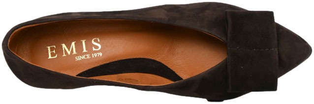 Czółenka Wygodne Emis Z8492/F979o Brąz Skóra Naturalna 