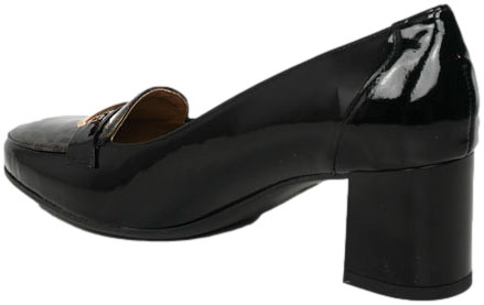 Czółenka Wygodne Emis SZ8477/F032 Czarny 734 Skóra Naturalna 