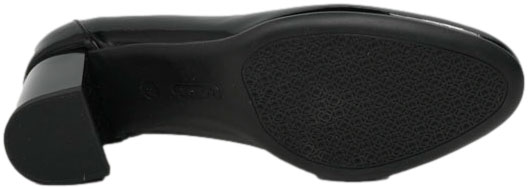 Czółenka Wygodne Emis SZ8477/F032 Czarny 734 Skóra Naturalna 