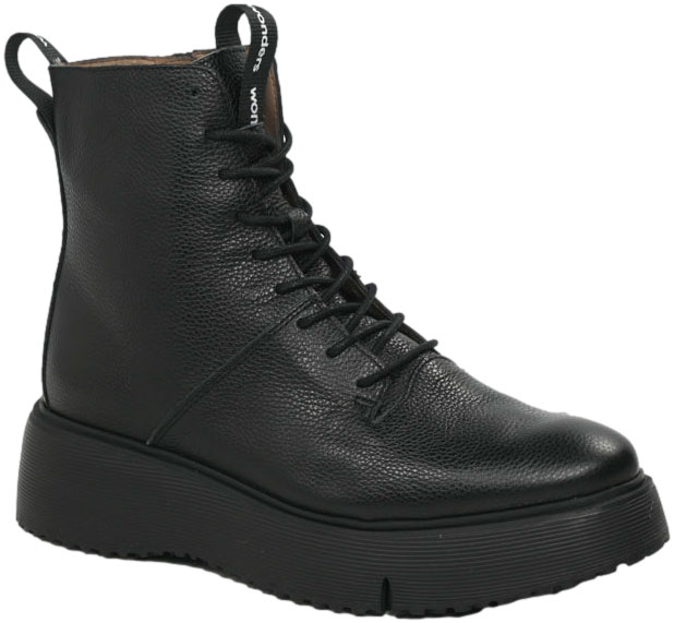 Trzewiki Wygodne Wonders A-9350 Wild Negro Skóra Naturalna