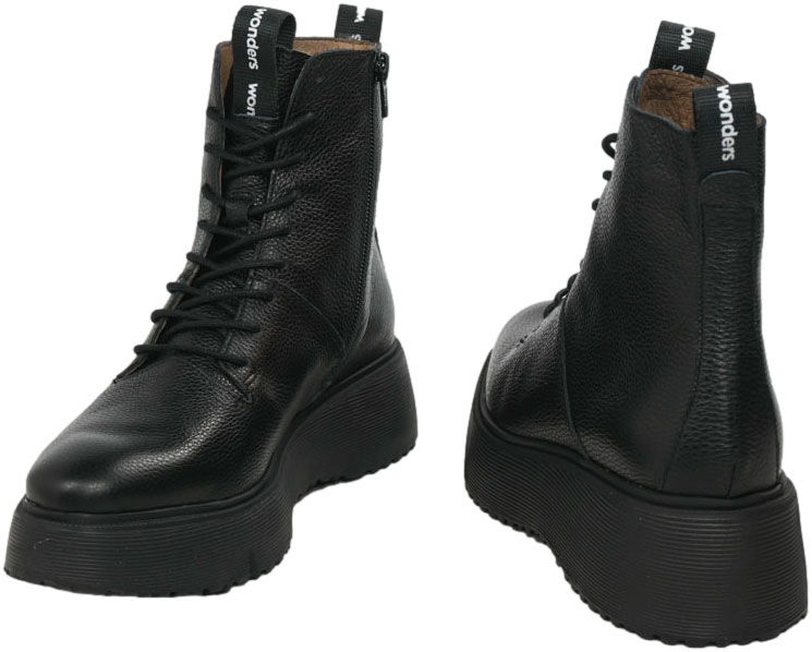Trzewiki Wygodne Wonders A-9350 Wild Negro Skóra Naturalna