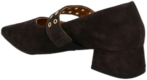 Czółenka Stylowe Emis Z8510/F956o Brąz  Skóra Naturalna 