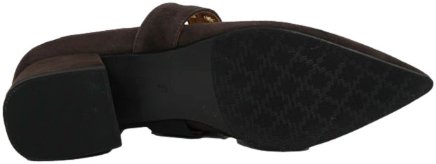 Czółenka Stylowe Emis Z8510/F956o Brąz  Skóra Naturalna 