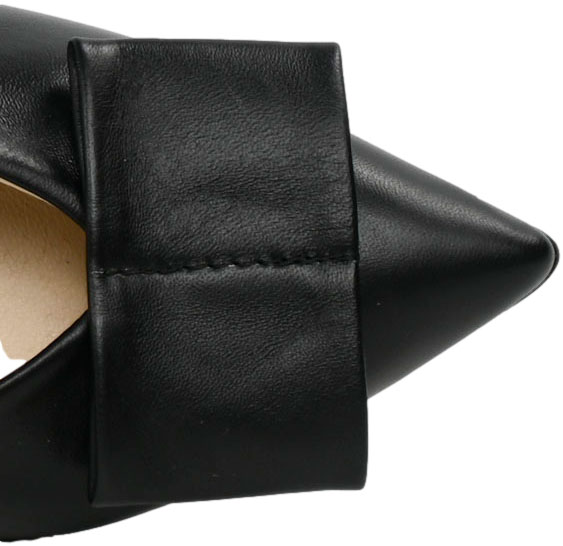 Czółenka Wygodne Emis SK8492/F068 Czarny Skóra Naturalna 