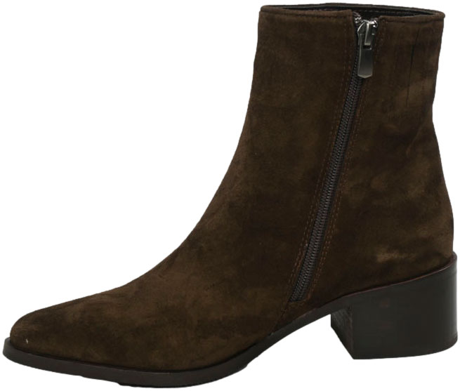 Botki Eleganckie Venezia V425-00653-02TDM Brąz Skóra naturalna