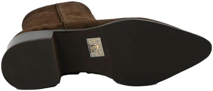 Botki Eleganckie Venezia V425-00653-02TDM Brąz Skóra naturalna