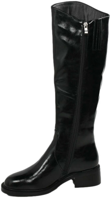 Kozaki Stylowe Venezia V405-00211-01 Czarne Skóra naturalna