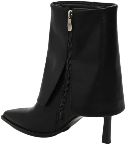 Botki Eleganckie Venezia V408-00273-01 Czarne Skóra naturalna