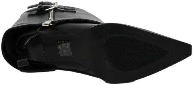 Botki Eleganckie Venezia V408-00273-01 Czarne Skóra naturalna