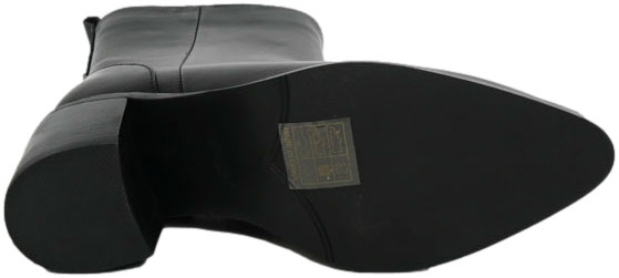 Botki Wygodne Venezia V439-00778-01 Czarne Skóra naturalna