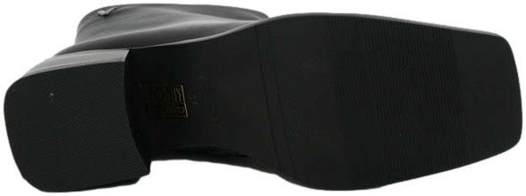 Botki Wygodne Venezia V439-00781-01 Czarne Skóra naturalna