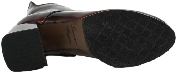 Botki Eleganckie Lemar 60560 Naplak Brąz cn Skóra Naturalna