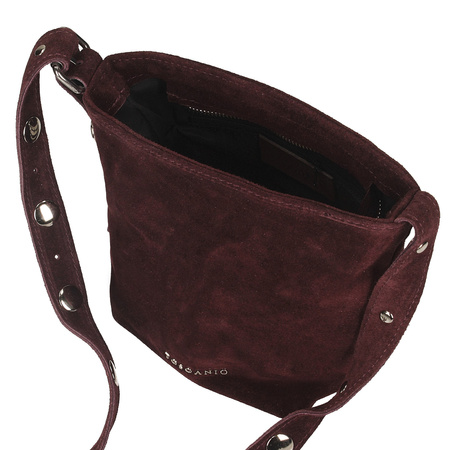 Torebka Toscanio G99 Bordo D54 Skóra Naturalna 