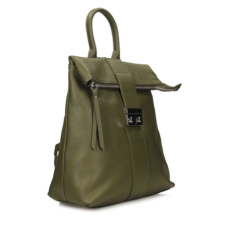 Torebka Toscanio G111 Zieleń D74 Skóra Naturalna 