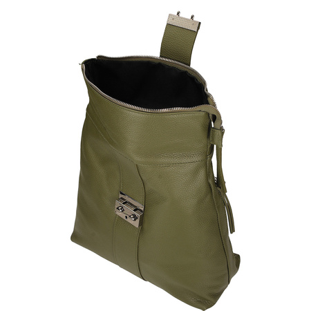 Torebka Toscanio G111 Zieleń D74 Skóra Naturalna 