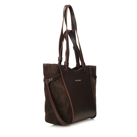 Torebka Toscanio G151 C.Brąz D23 Skóra Naturalna 