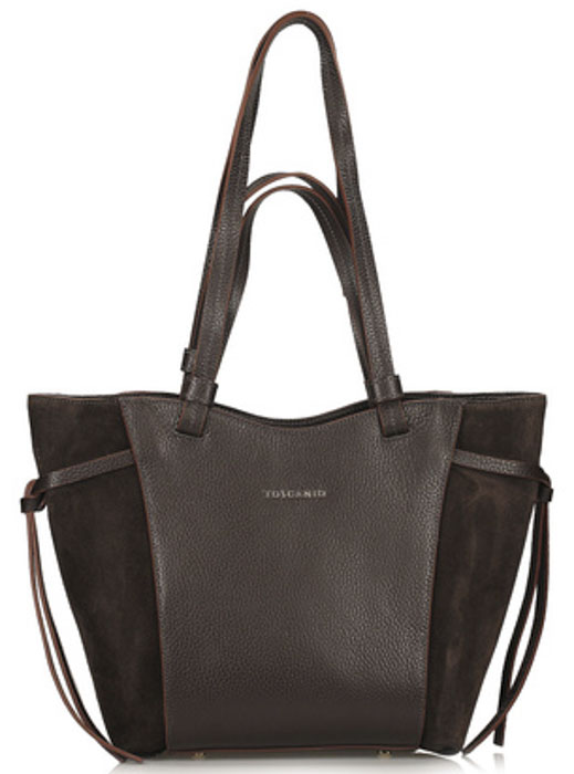 Torebka Toscanio G151 C.Brąz D23 Skóra Naturalna 