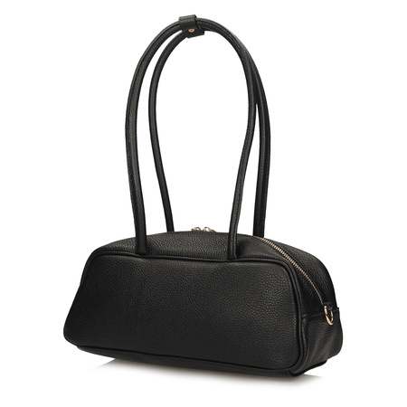 Torebka Toscanio G153 Czarny Skóra Naturalna 