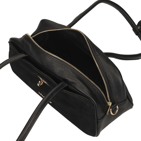 Torebka Toscanio G153 Czarny Skóra Naturalna 