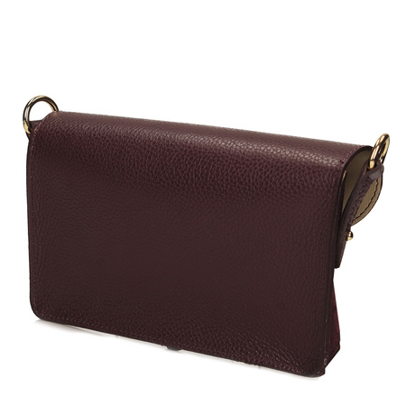 Torebka Toscanio G157 Bordo D54 Skóra Naturalna 