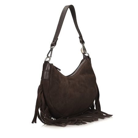 Torebka Toscanio G103 C. Brąz D23 Skóra Naturalna