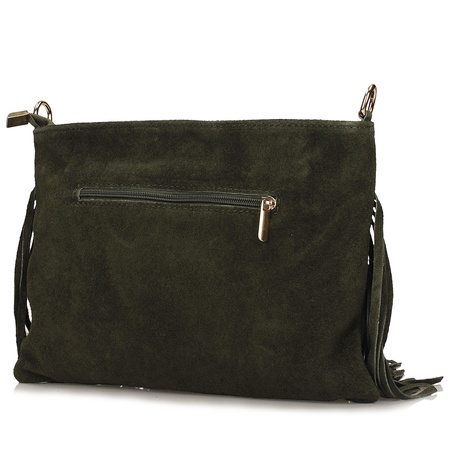 Torebka Toscanio G131 Zieleń  Skóra Naturalna