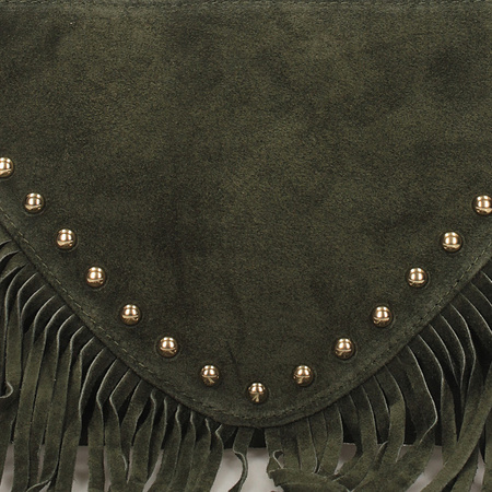 Torebka Toscanio G131 Zieleń  Skóra Naturalna