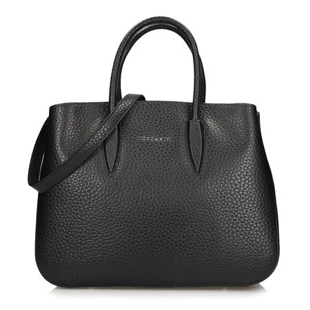 Torebka Toscanio F57 Czarny Skóra Naturalna 