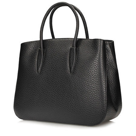 Torebka Toscanio F57 Czarny Skóra Naturalna 