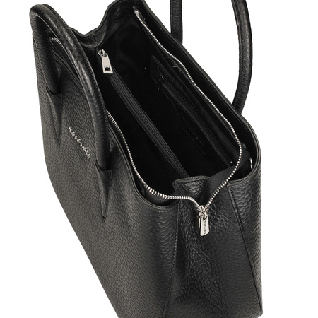 Torebka Toscanio F57 Czarny Skóra Naturalna 