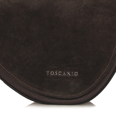 Torebka Toscanio G87 C.Brąz D23 Skóra Naturalna