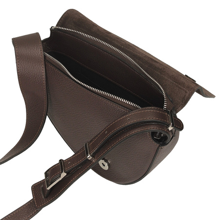 Torebka Toscanio G87 C.Brąz D23 Skóra Naturalna