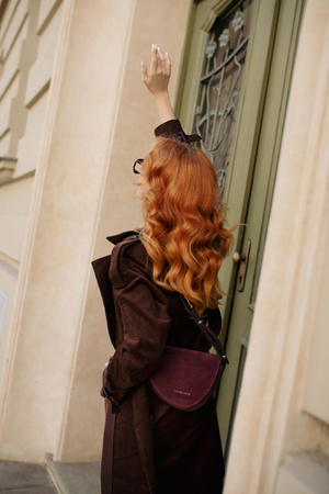 Torebka Toscanio G87 C.Brąz D23 Skóra Naturalna