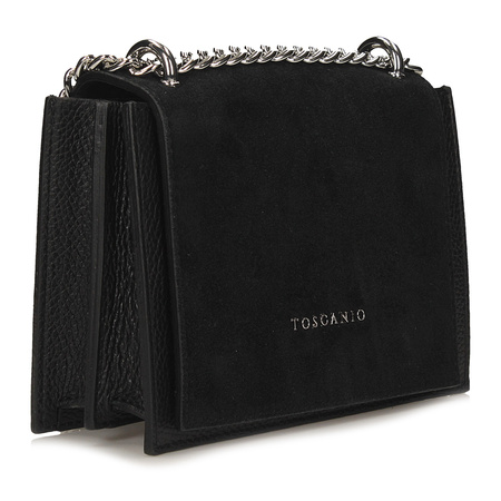 Torebka Toscanio G147 Czarny  Skóra Naturalna