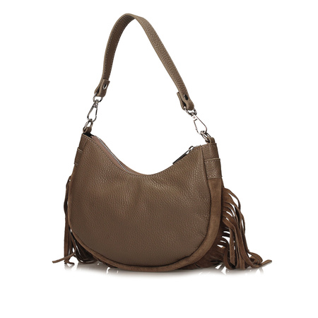 Torebka Toscanio G103 C. Beż D40 Skóra Naturalna