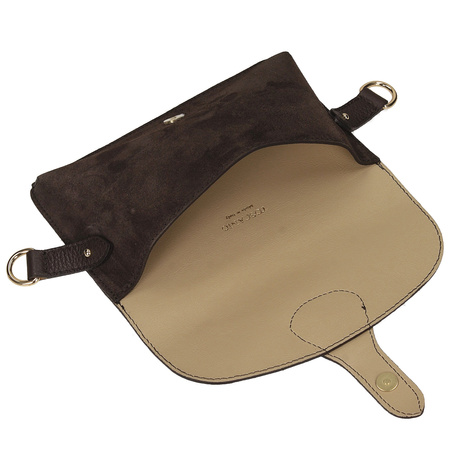 Torebka Toscanio G157 C.Brąz Skóra Naturalna 
