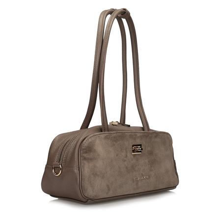 Torebka Toscanio G153 C.Beż D40 Skóra Naturalna 